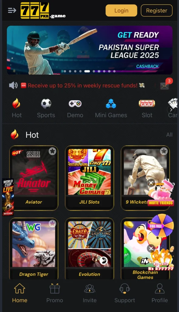 777pkr game